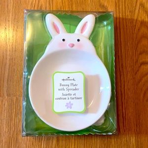 Hallmark Bunny Plate with Spreader